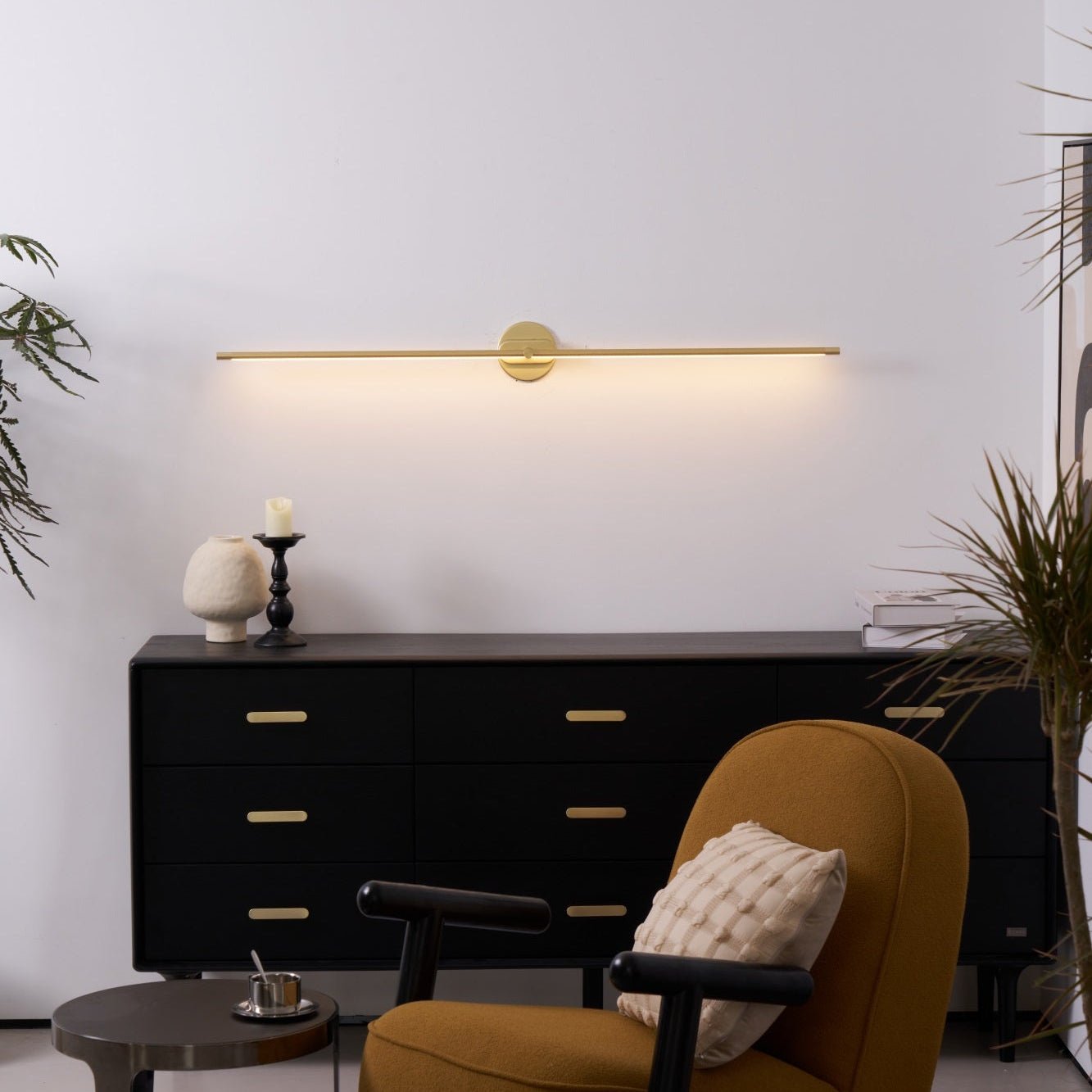 Lineare LED Spiegelleuchte für Badezimmer und Waschtisch