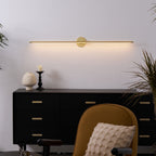 Lineare LED Spiegelleuchte für Badezimmer und Waschtisch
