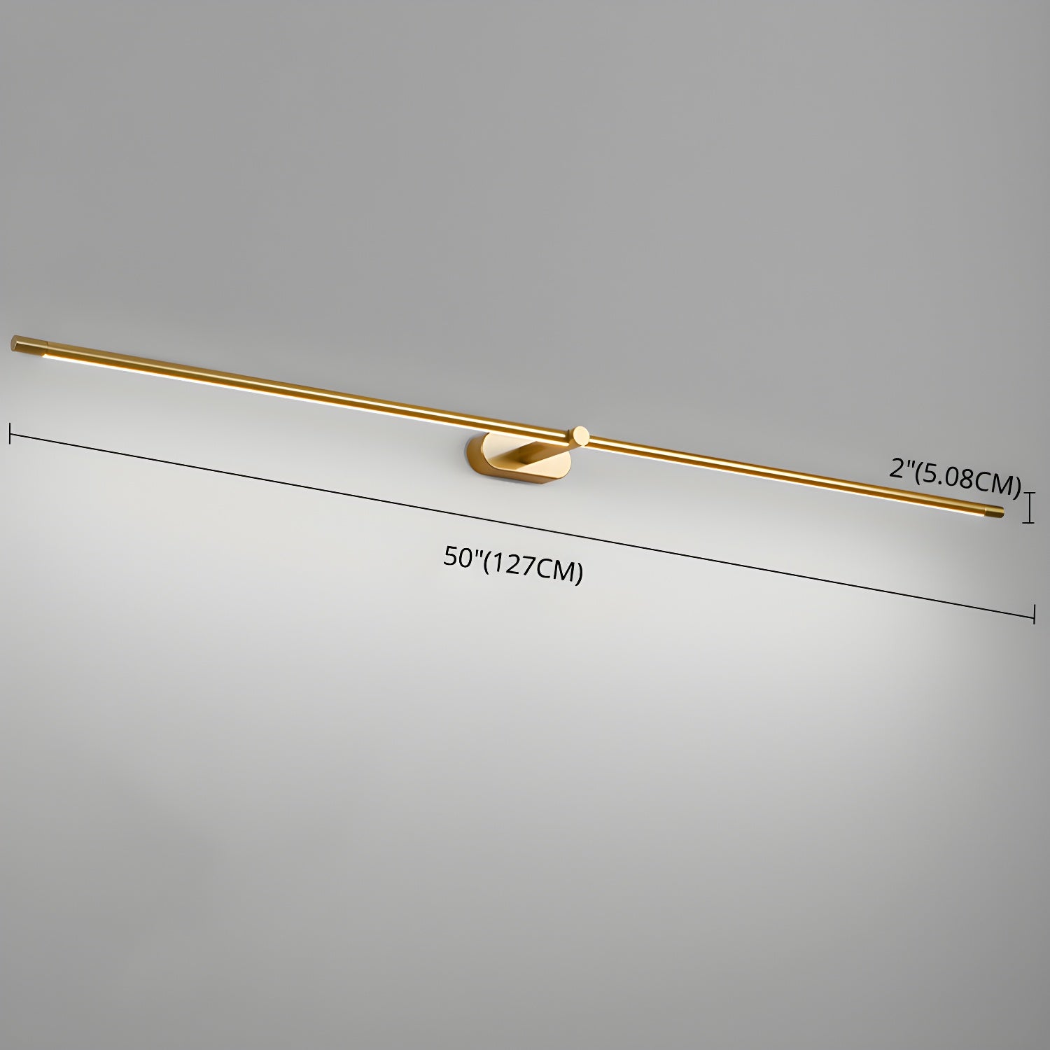 Lineare LED Spiegelleuchte für Badezimmer und Waschtisch