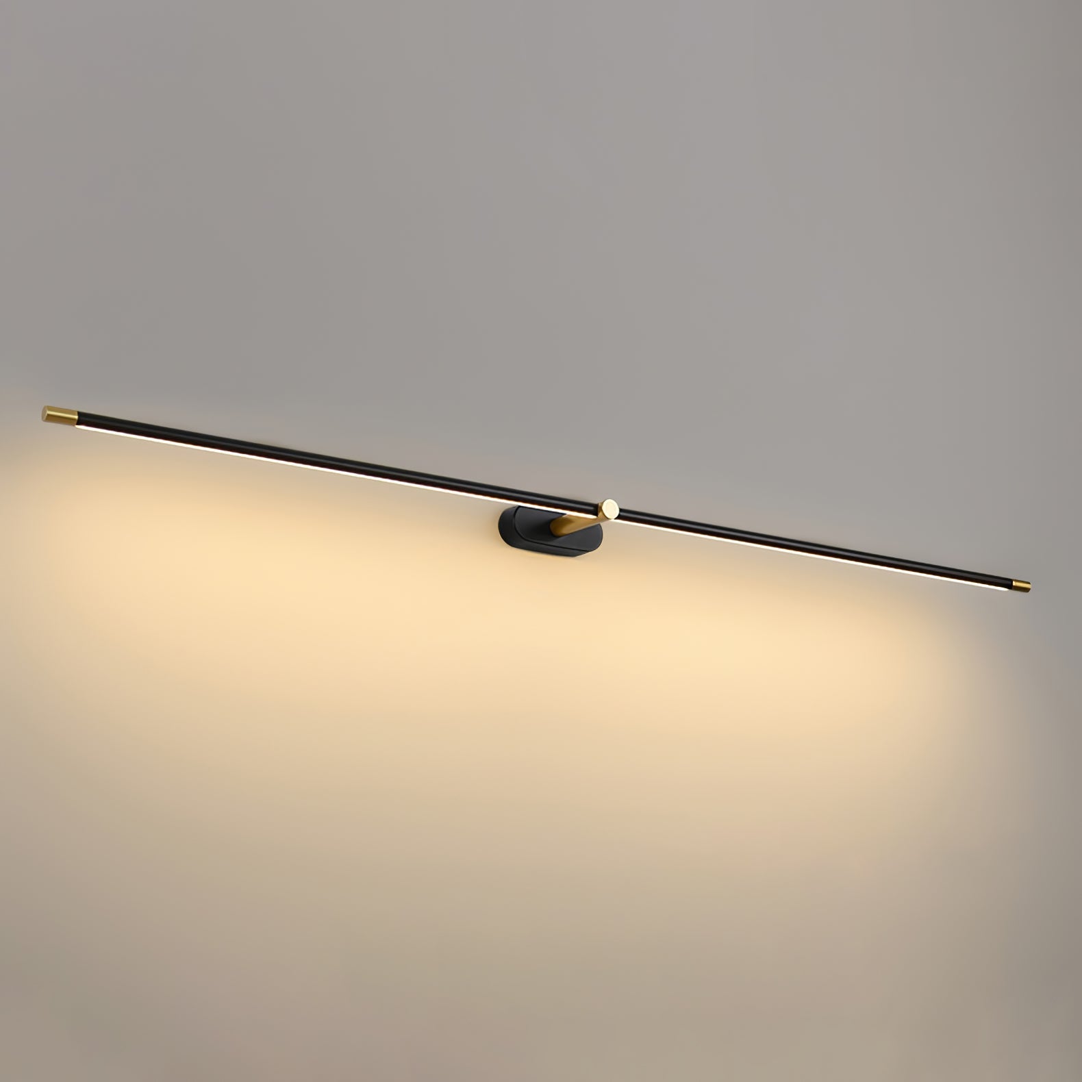 Lineare LED Spiegelleuchte für Badezimmer und Waschtisch