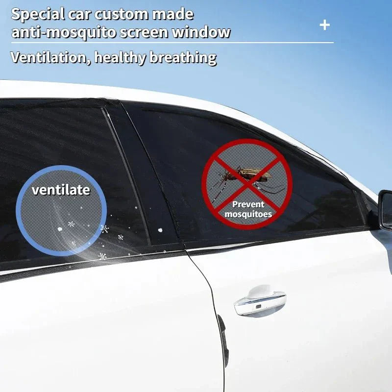 DriveMesh siatka na okna pojazdu, zestaw 2 sztuk do samochodu i na kemping