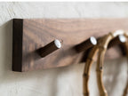 NaturHolz Wandgarderobe Minimalistisch Flur Hakenleiste