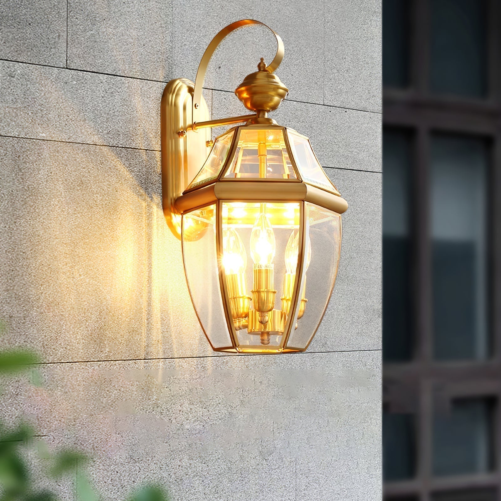 NewburyLux Außenwandlaterne im Vintage-Stil