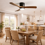 LED Deckenlampe mit Ventilator und Fernbedienung