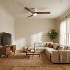 LED Deckenlampe mit Ventilator und Fernbedienung