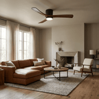 LED Deckenlampe mit Ventilator und Fernbedienung