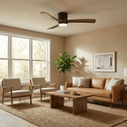 LED Deckenlampe mit Ventilator und Fernbedienung