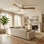 LED Deckenlampe mit Ventilator und Fernbedienung