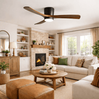 LED Deckenlampe mit Ventilator und Fernbedienung