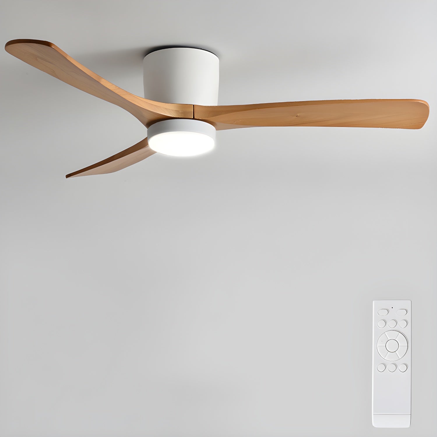 LED Deckenlampe mit Ventilator und Fernbedienung