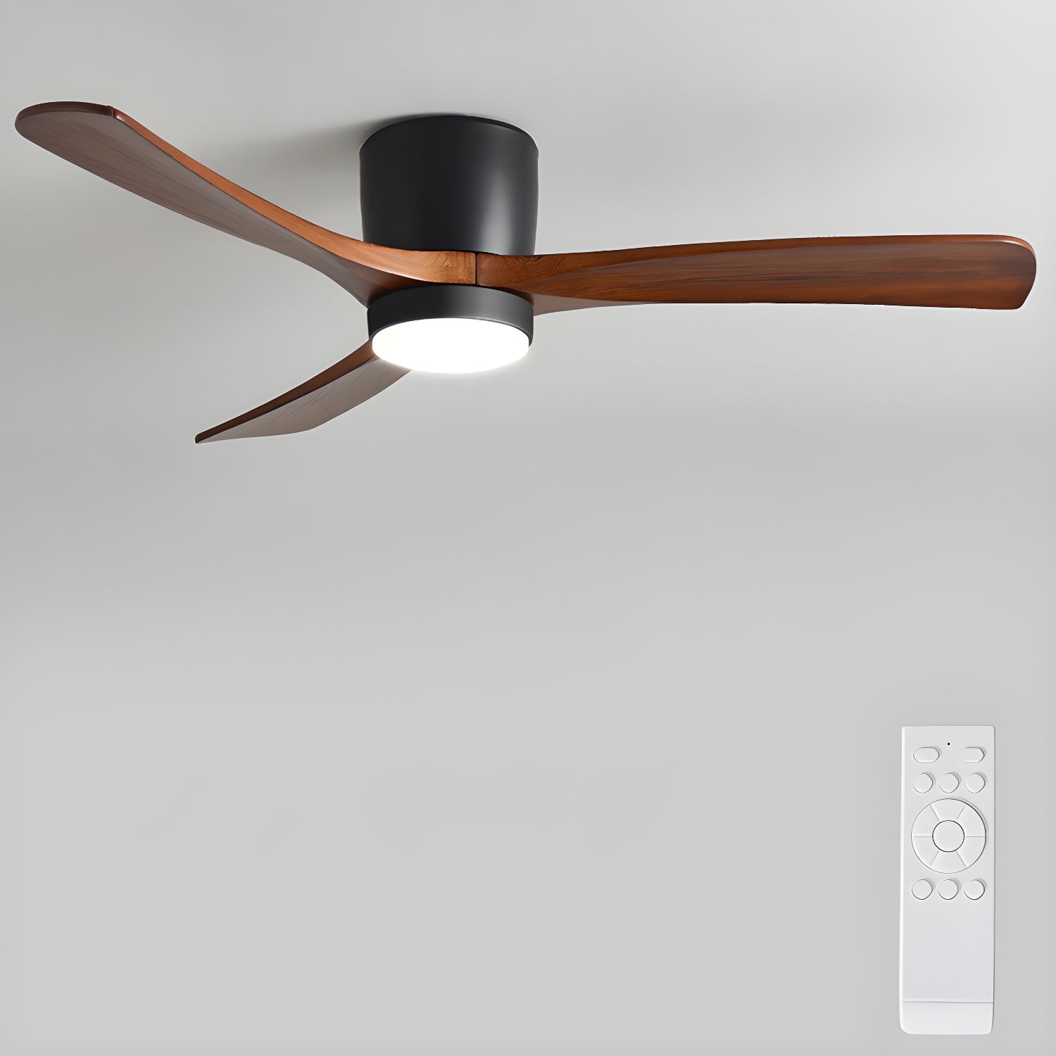 LED Deckenlampe mit Ventilator und Fernbedienung