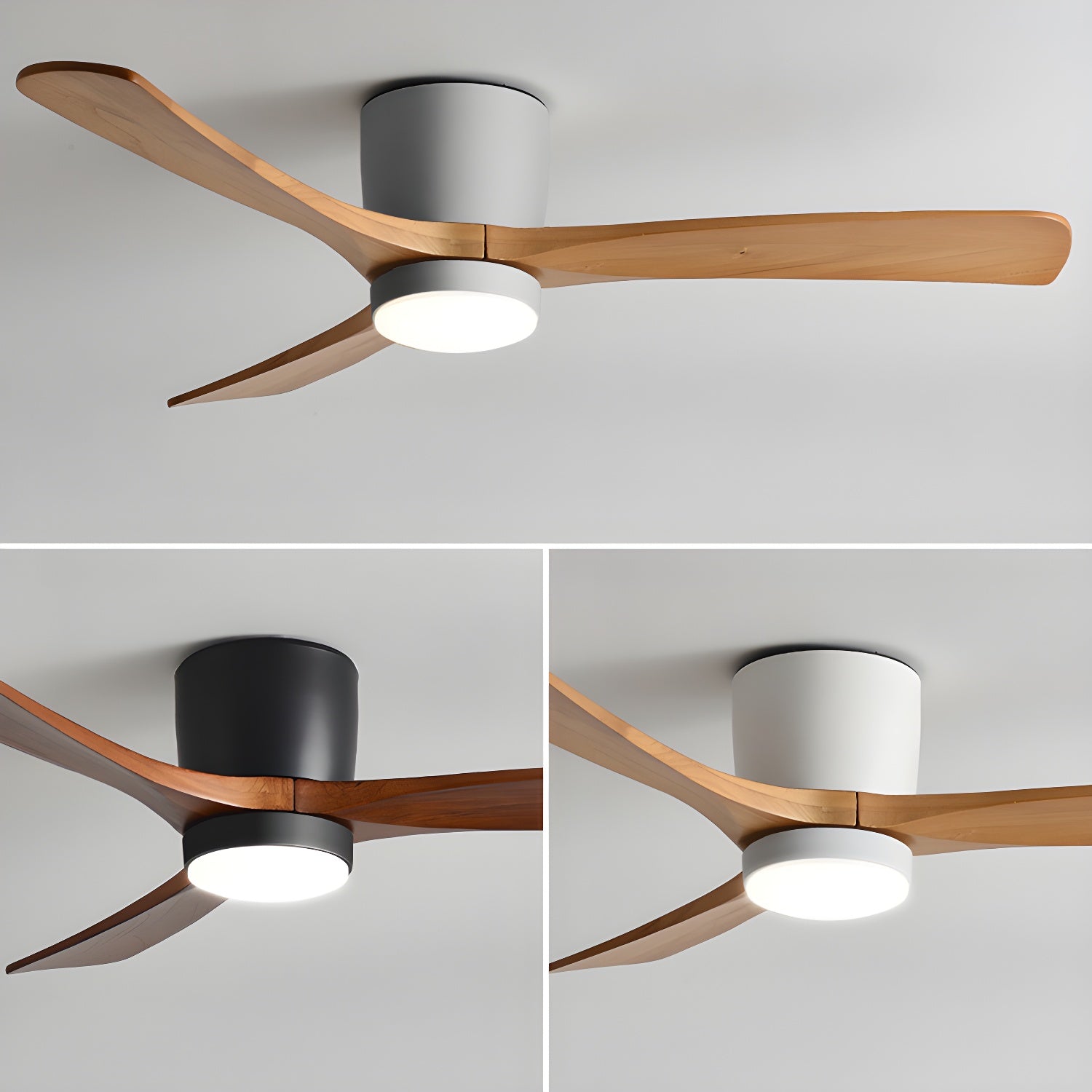 LED Deckenlampe mit Ventilator und Fernbedienung
