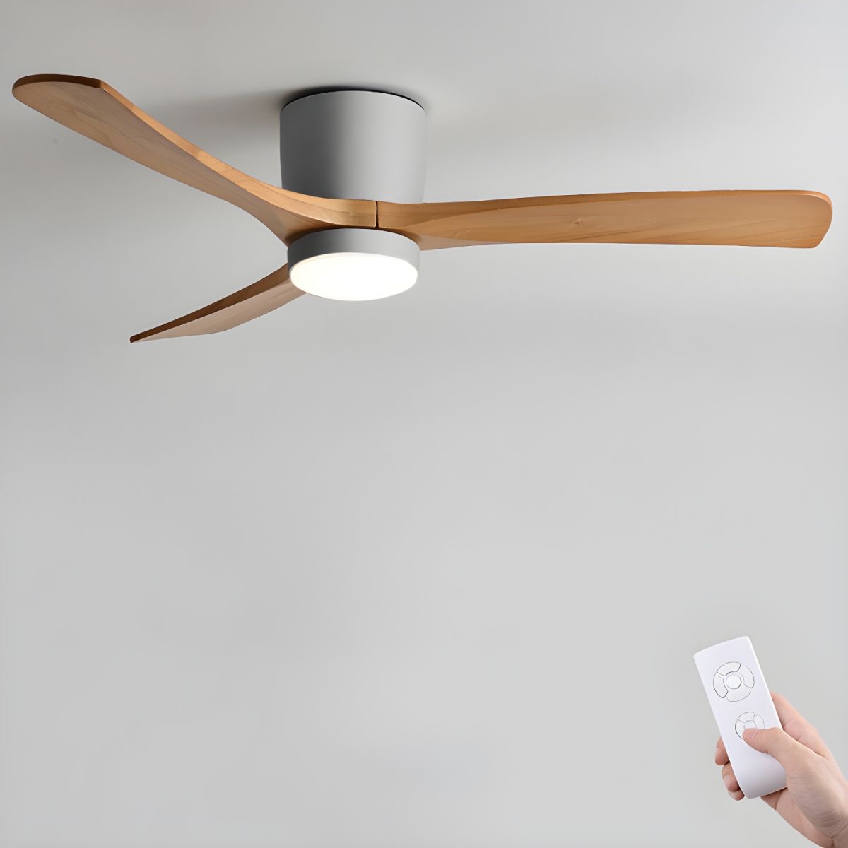LED Deckenlampe mit Ventilator und Fernbedienung