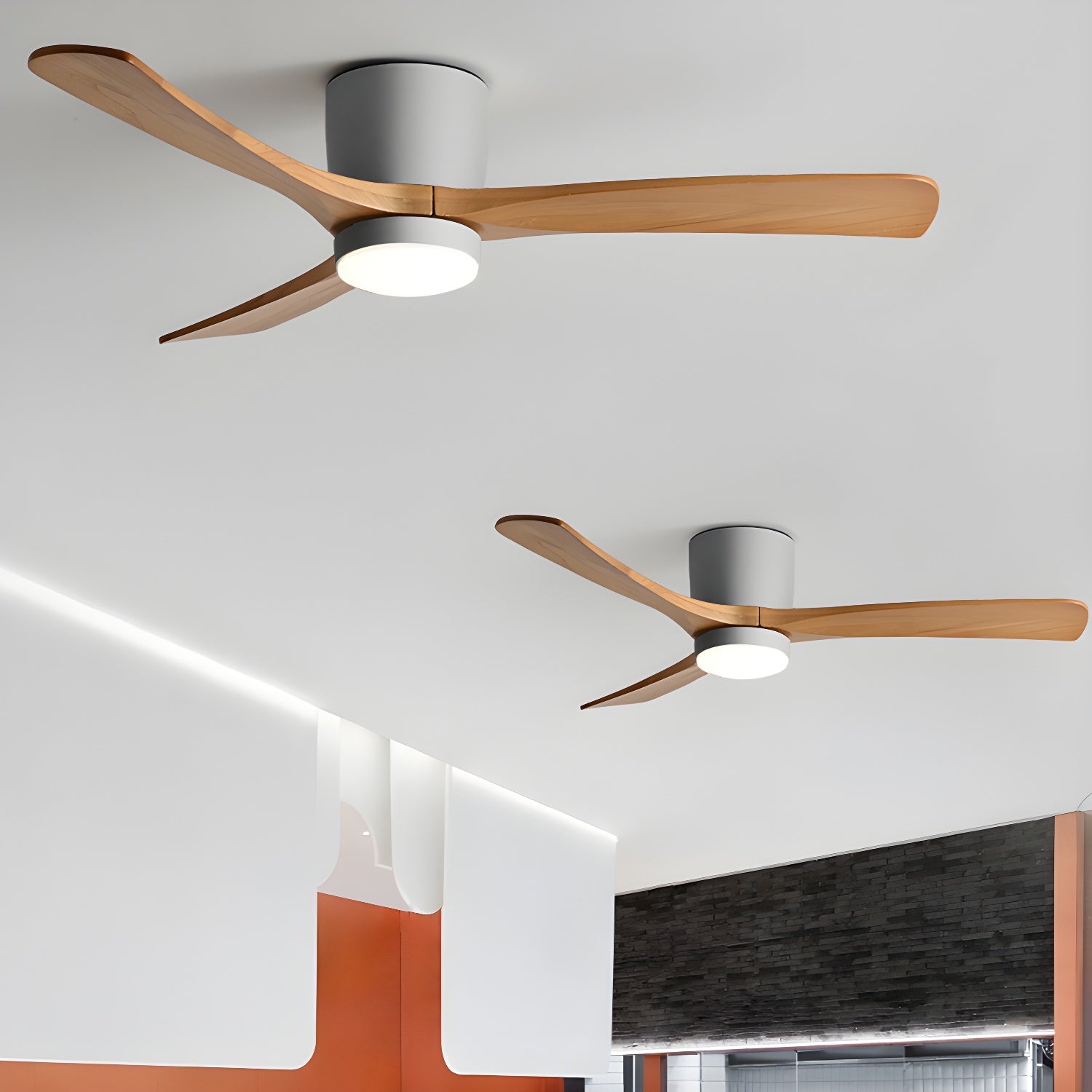 LED Deckenlampe mit Ventilator und Fernbedienung