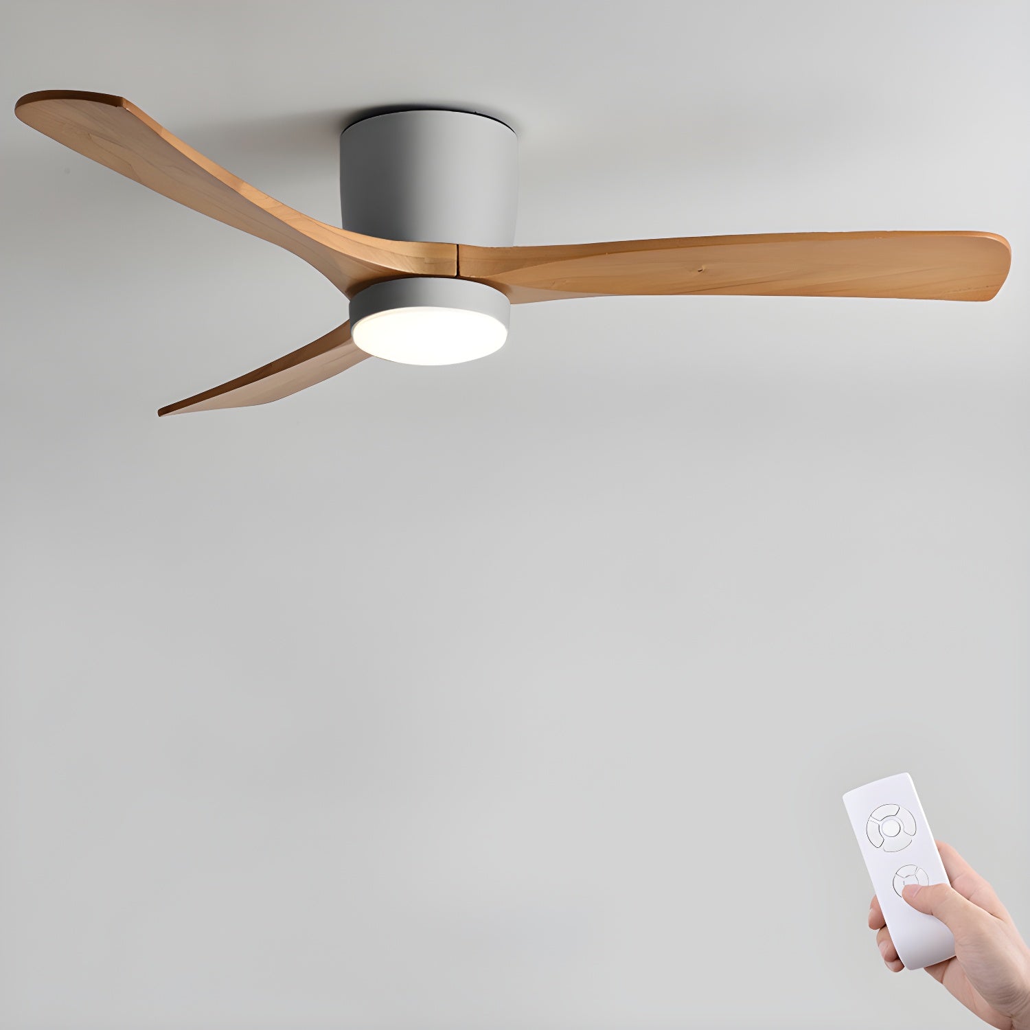 LED Deckenlampe mit Ventilator und Fernbedienung