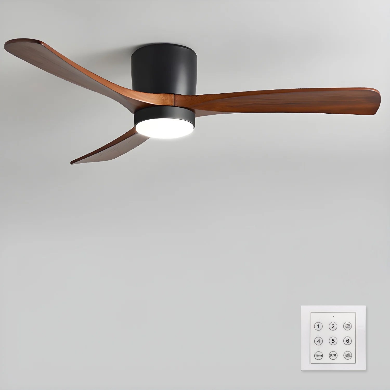 LED Deckenlampe mit Ventilator und Fernbedienung