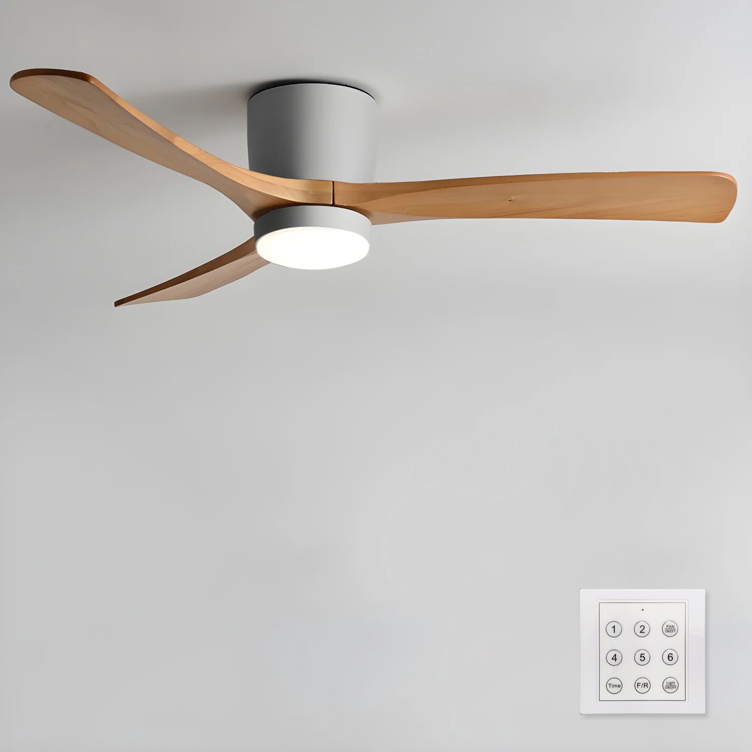 LED Deckenlampe mit Ventilator und Fernbedienung