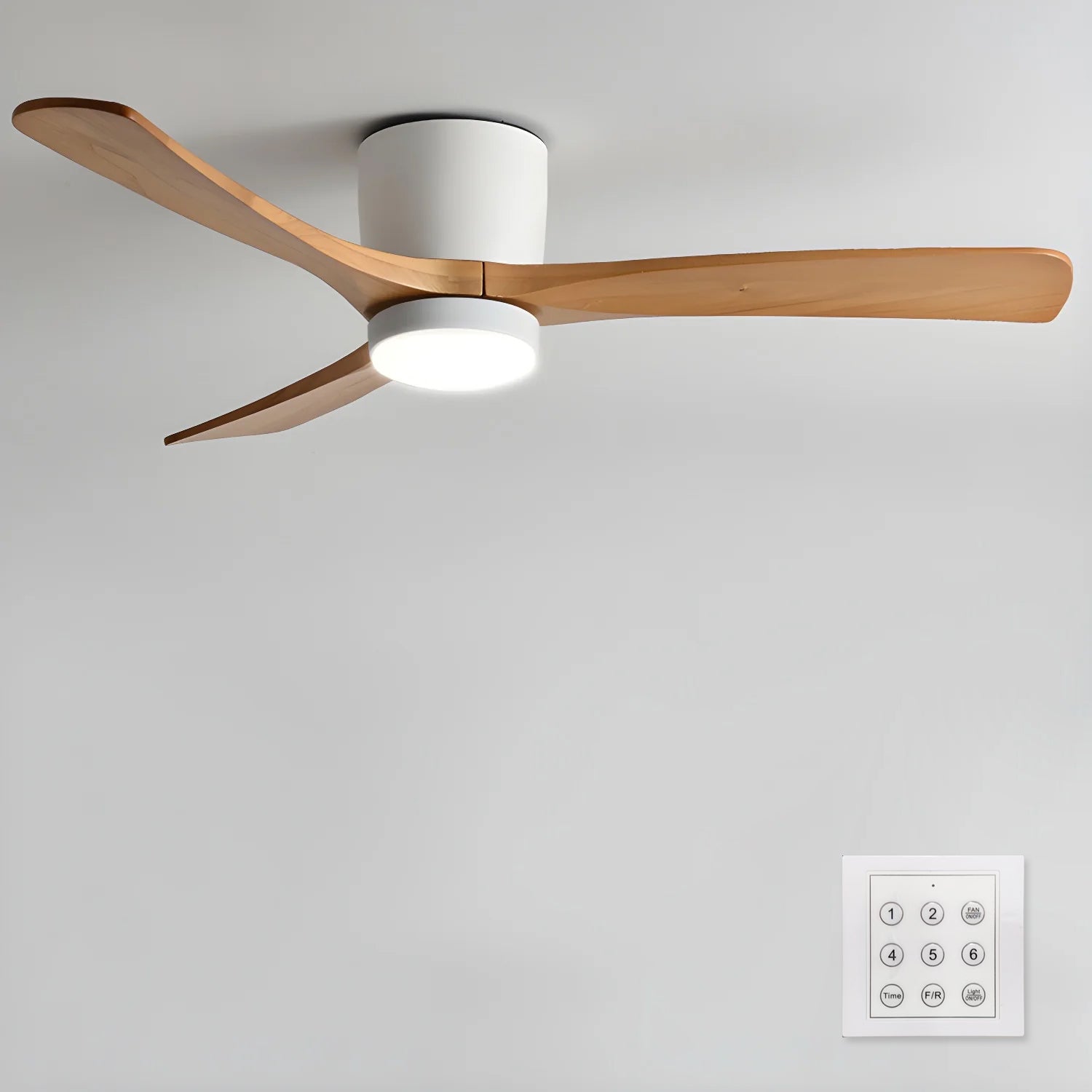 LED Deckenlampe mit Ventilator und Fernbedienung