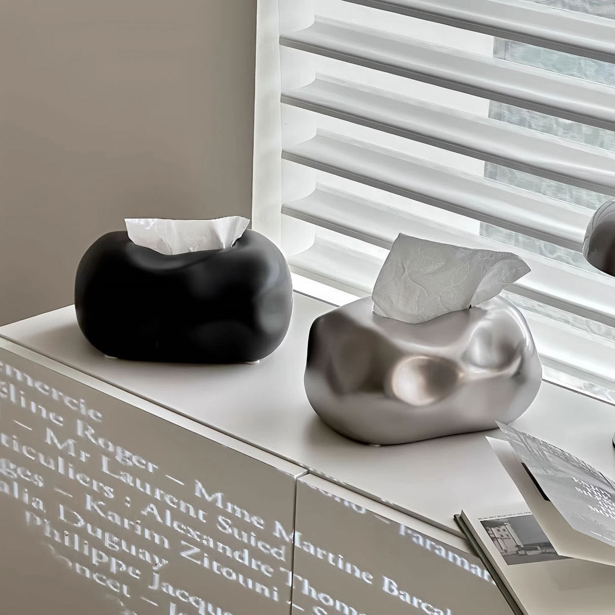 Pojemnik na chusteczki ceramiczny w kształcie chmurki do domu