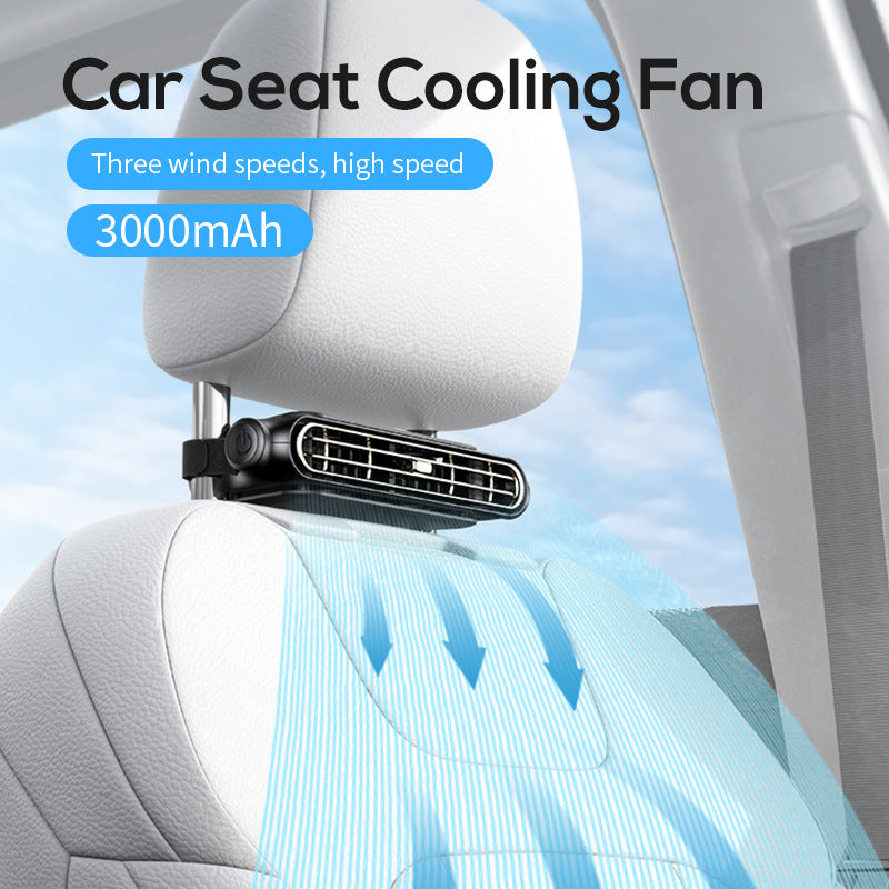 DriveBreeze bilventilator med clip-holder og USB-opladning