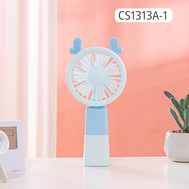 Tierino Mini Handventilator mit Tiermotiv und USB-Aufladung