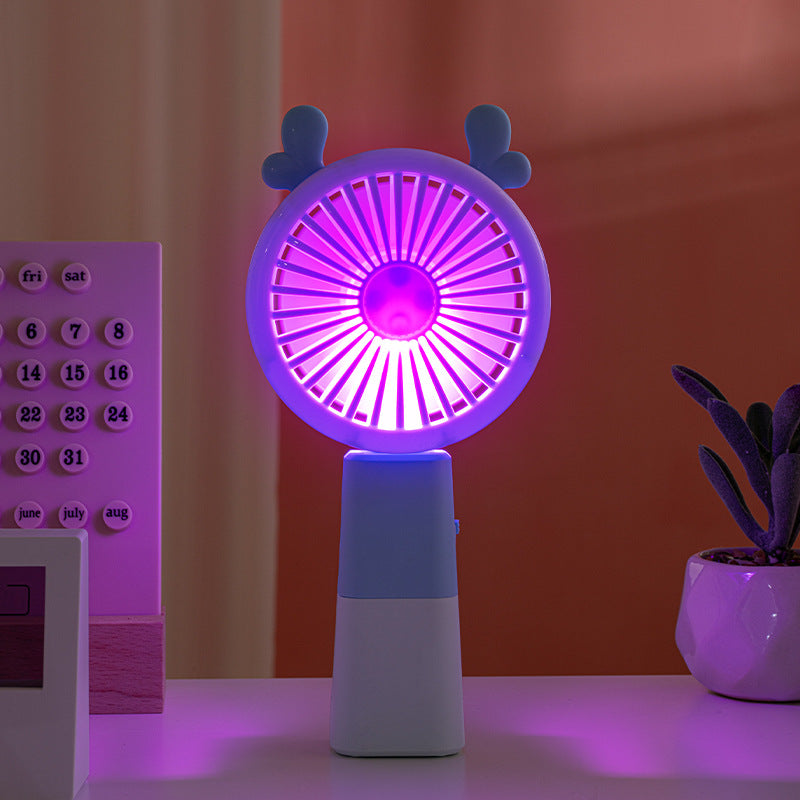 Tierino Mini Handventilator mit Tiermotiv und USB-Aufladung