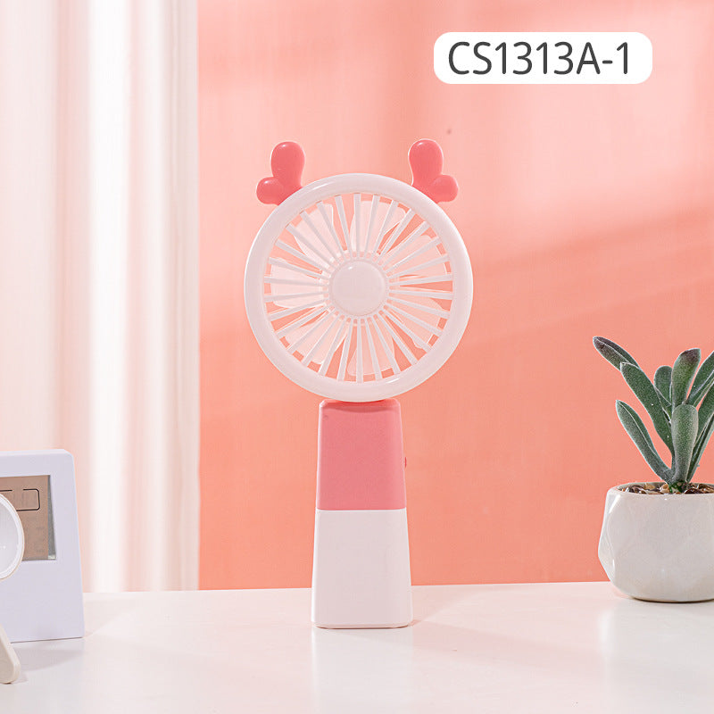 Tierino Mini Handventilator mit Tiermotiv und USB-Aufladung