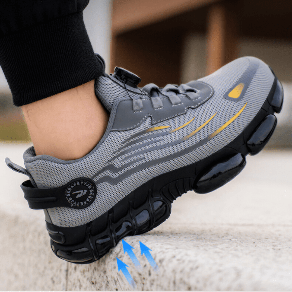 WorkStride buty ochronne z szerokim czubkiem i wygodną podeszwą