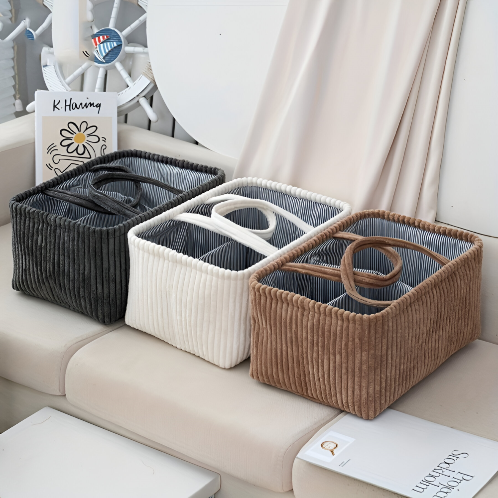 BabyNest Organizer für Windeln und Babyzubehör mit Fächersystem