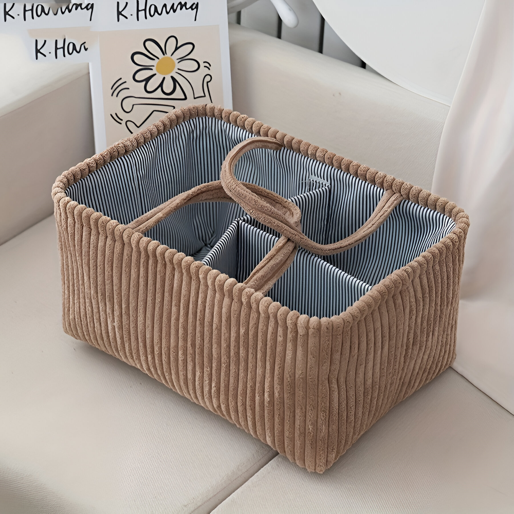 BabyNest Organizer für Windeln und Babyzubehör mit Fächersystem