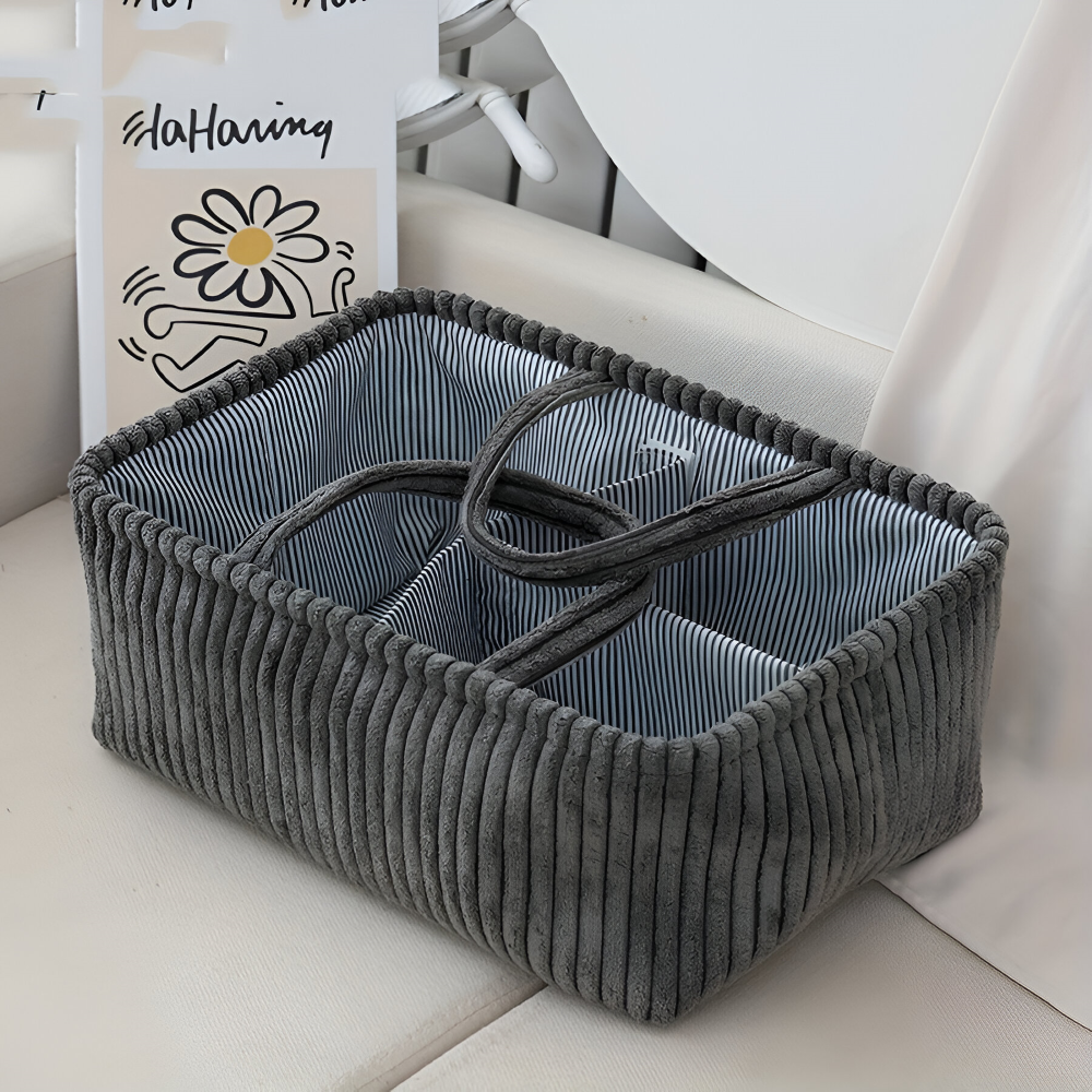 BabyNest Organizer für Windeln und Babyzubehör mit Fächersystem
