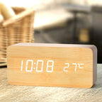 Zegar LED z wyświetlaczem temperatury i 3 czasami alarmu