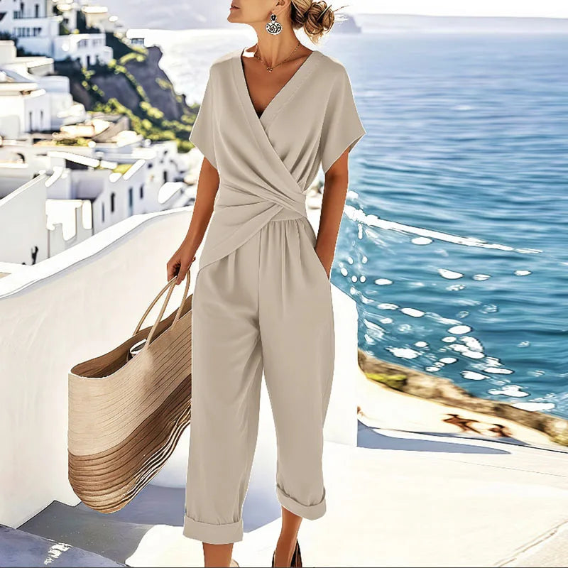 LineaForm Zweiteiler Damen – Wickeloberteil mit Passender Hose