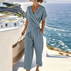 LineaForm Zweiteiler Damen – Wickeloberteil mit Passender Hose