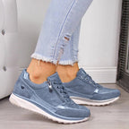 Damen Freizeitschuhe mit Reißverschluss und Wildlederoptik