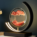 Lampa stołowa Lumera LED Sandlicht z wzorem piasku