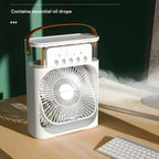 AquaGlow AirCool Luftkühler mit 600ml Tank & LED Beleuchtung