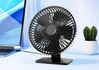 BreezeOrbit USB Tischventilator mit Oszillation & 4 Geschwindigkeiten