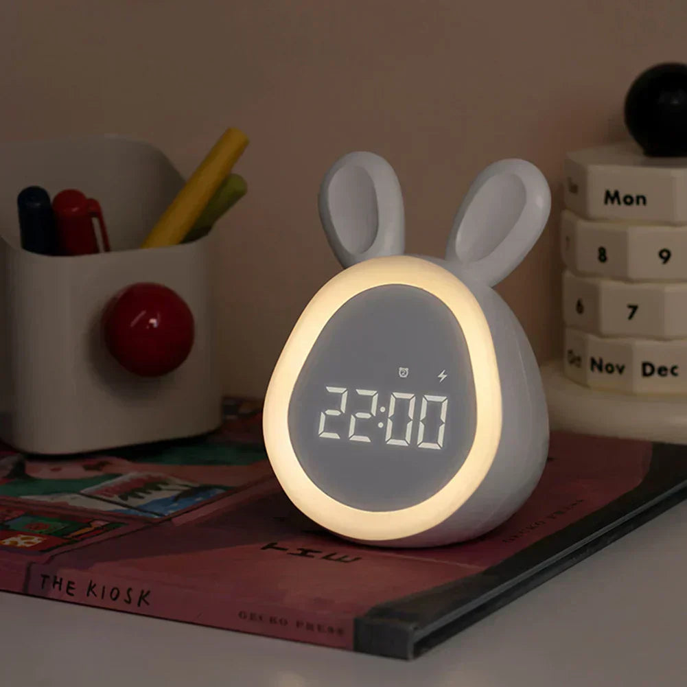HasiLicht Kinderwecker LED Nachtlicht Hasen Stil USB