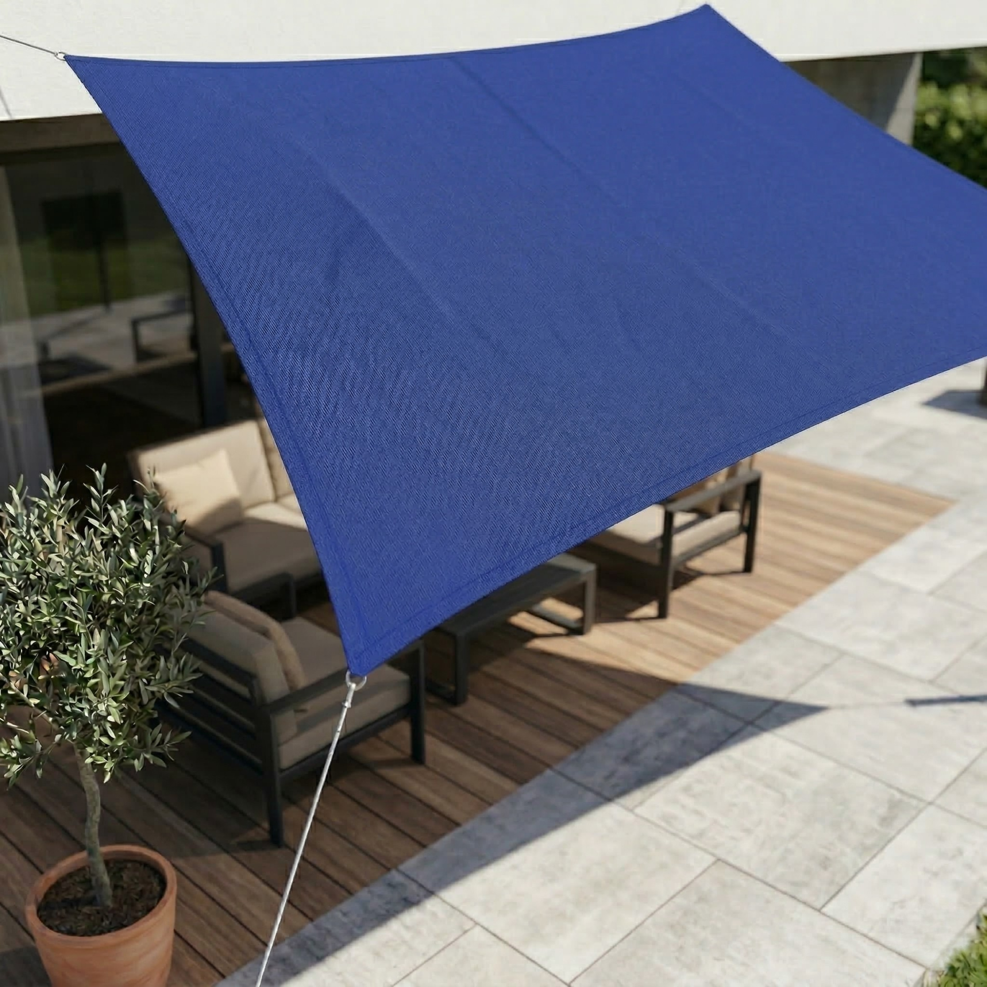 SkyCover Rechteckiges Sonnensegel wasserdicht mit UV-Schutz