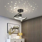 Lampa sufitowa SternAura LED z efektem gwiezdnego nieba