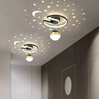 Lampa sufitowa SternAura LED z efektem gwiezdnego nieba