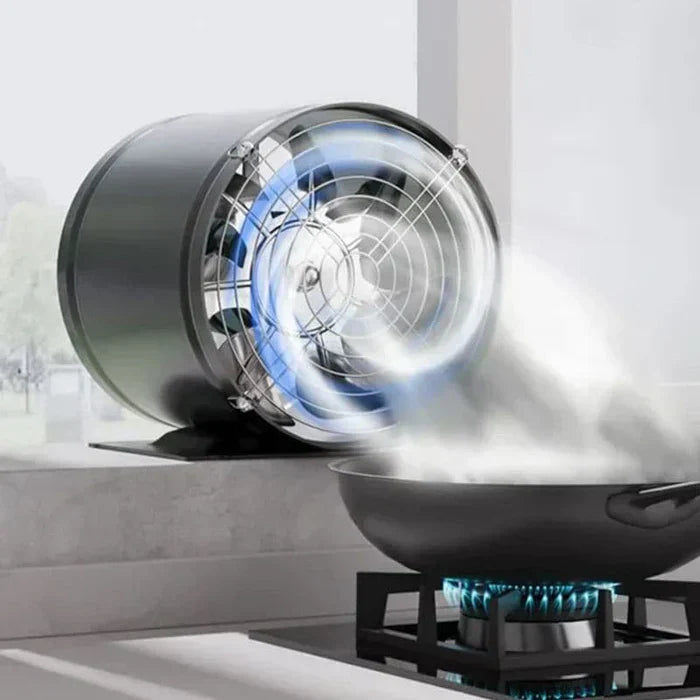 Venturo MaxFlow udsugningsventilator i metal til bad & køkken 220V