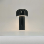 Bezprzewodowa lampa stołowa LED Nowoczesny design Tkanina Ciepłe światło