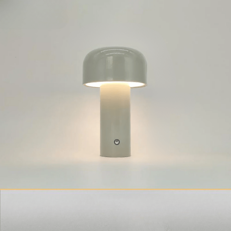 Bezprzewodowa lampa stołowa LED Nowoczesny design Tkanina Ciepłe światło