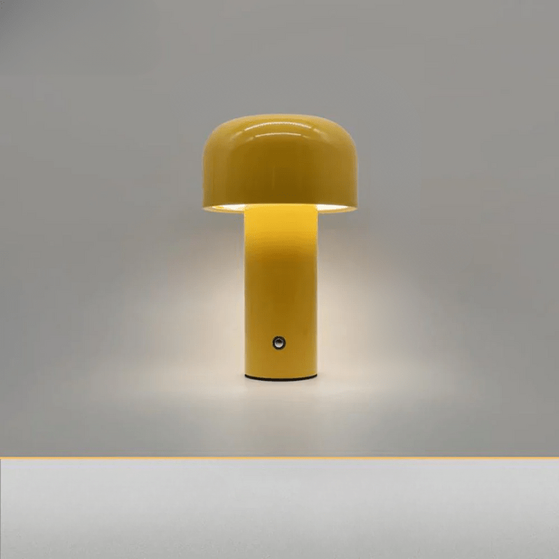 Bezprzewodowa lampa stołowa LED Nowoczesny design Tkanina Ciepłe światło