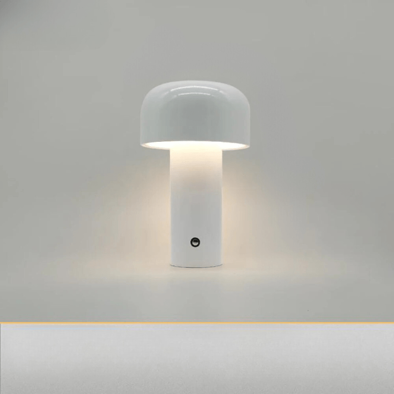 Bezprzewodowa lampa stołowa LED Nowoczesny design Tkanina Ciepłe światło