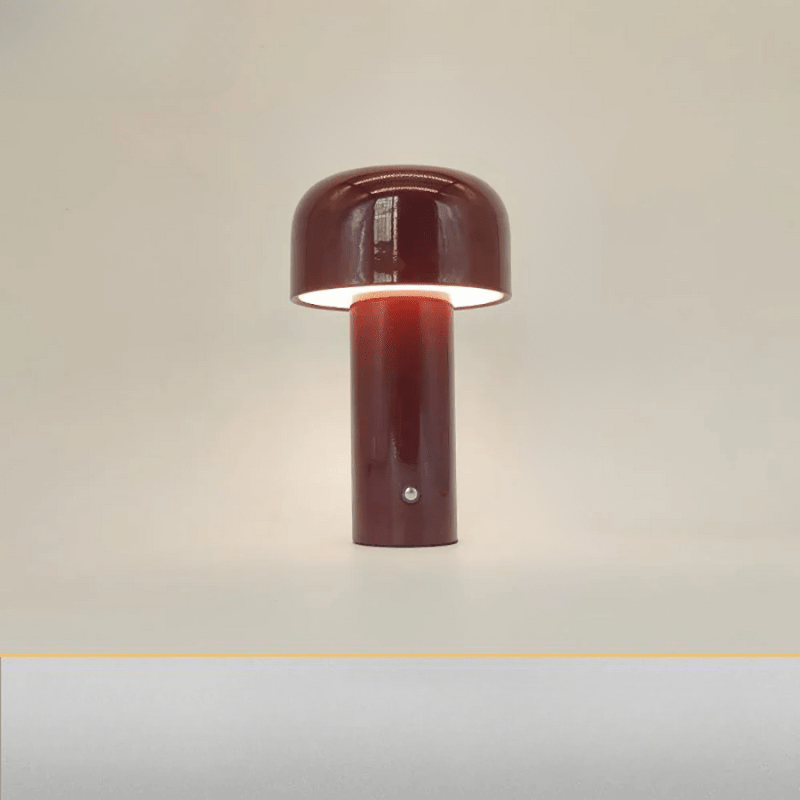 Bezprzewodowa lampa stołowa LED Nowoczesny design Tkanina Ciepłe światło