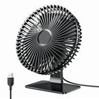 BreezeOrbit USB Tischventilator mit Oszillation & 4 Geschwindigkeiten