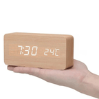 Zegar LED z wyświetlaczem temperatury i 3 czasami alarmu